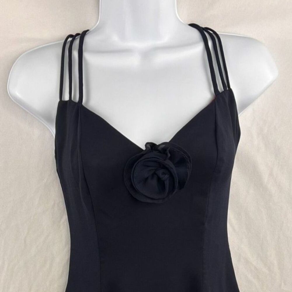 Jessica McClintock Gunne Sax Blue Strappy Juniors XS (3/4) Dress - Picture 2 of 5